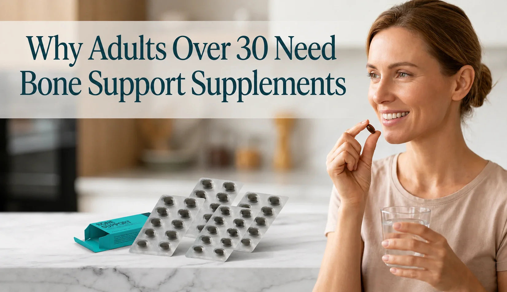 Why Adults Over 30 Need Bone Support Supplements