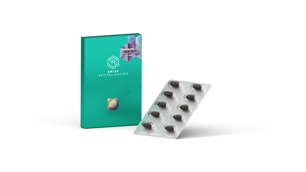SR Immuno Vit softgels bottle